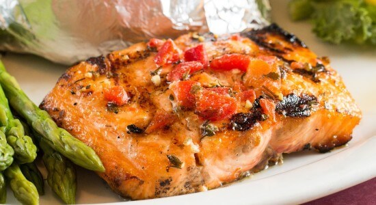 Adam's Grille & Taphouse Severna Park Grilled Salmon