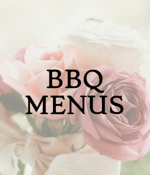 bbq wedding catering menus