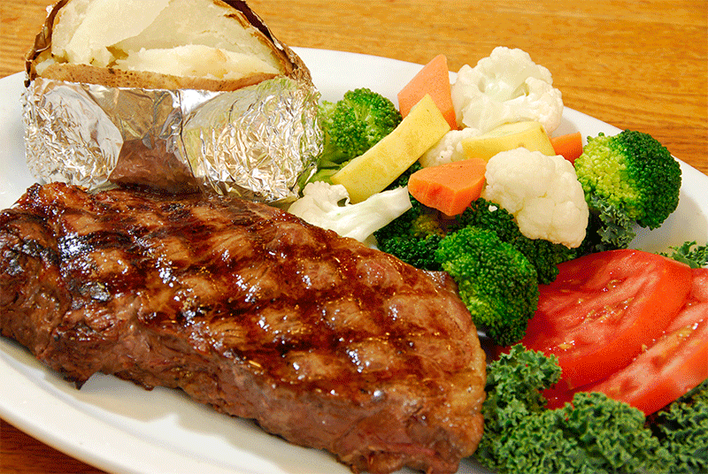 perfect steak dish