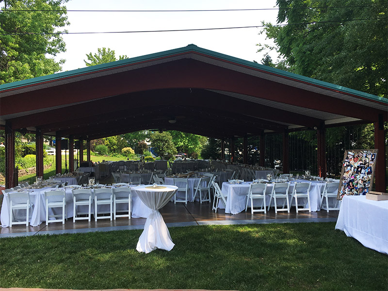 wedding reception Pavilion 